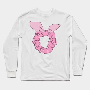 cute hair scrunchie Long Sleeve T-Shirt